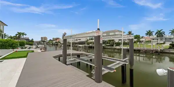 Image 2: brand new dock, lift, seawall