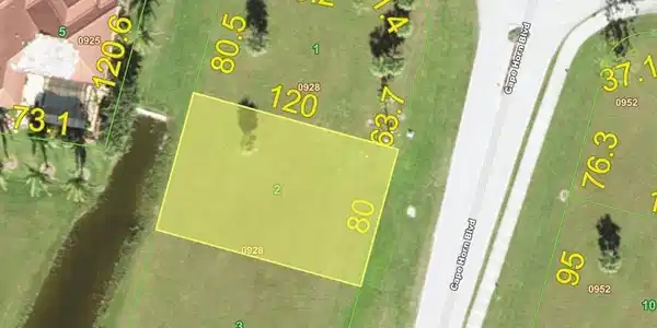 Image 3: Map of property location featuring property parcel outlined