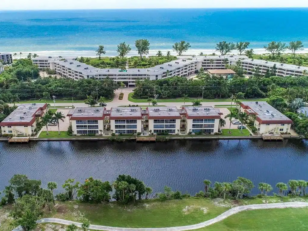 Image 1: Drone / aerial view of a nearby body of water