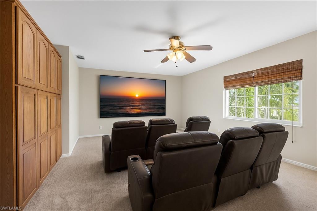 Image 2: Virtually Staged Bonus Room Idea: Home Theatre