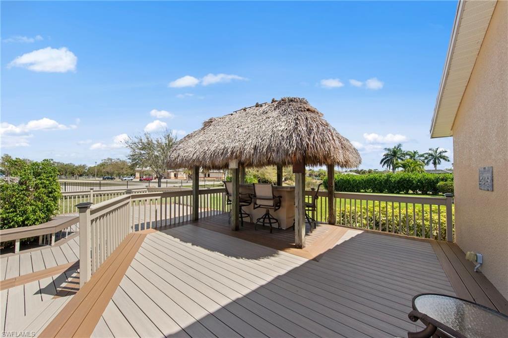 Image 2: Deck featuring a gazebo
