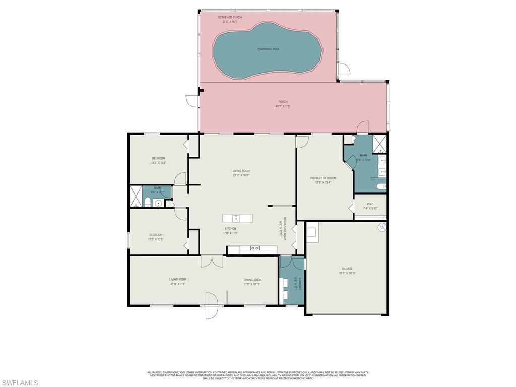 Image 3: View of floor plan / room layout