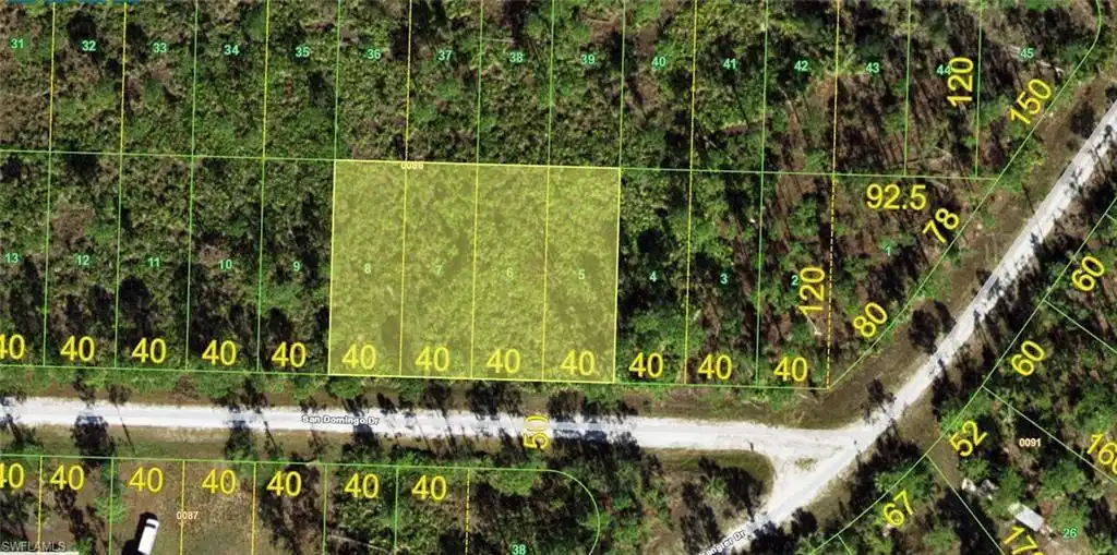 Image 1: Plat Map. Illustrating lot dimensions and property boundaries