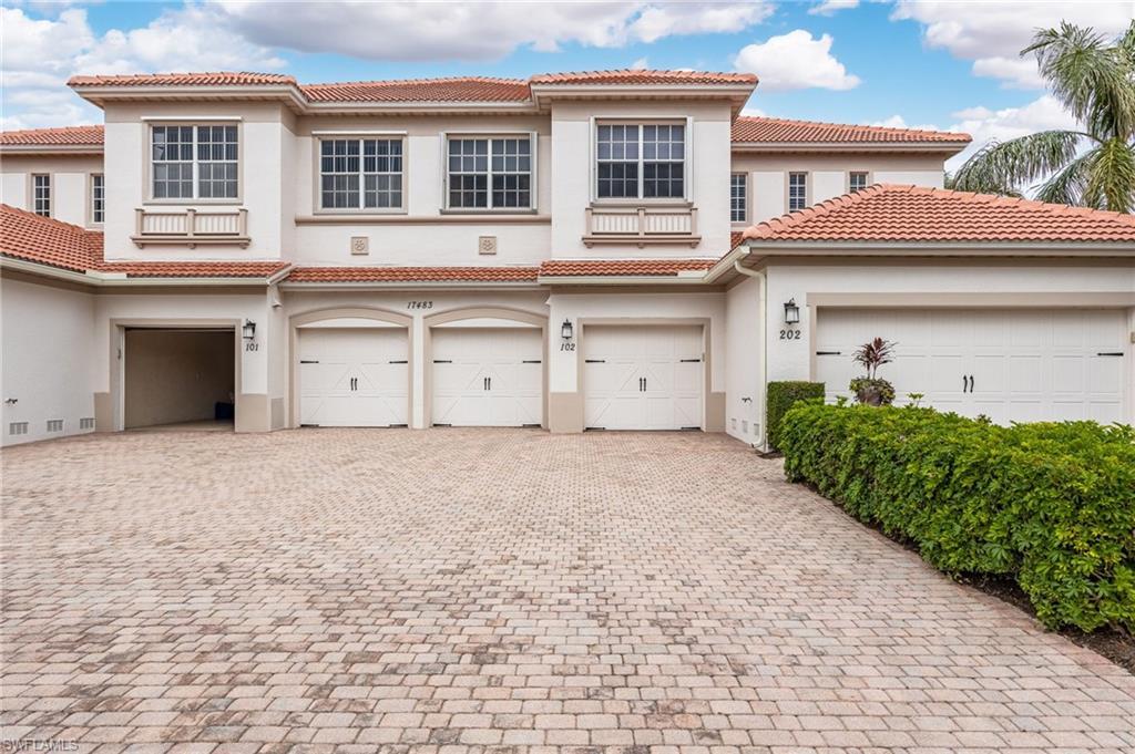 Image 1: Mediterranean / spanish-style house with a garage