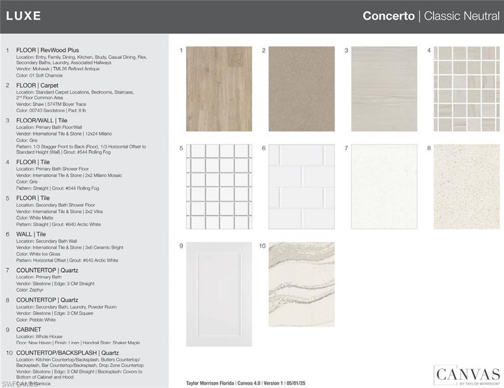 Image 3: 15785 Genova Drive - Design Selections - This home is currently under construction - selections are subject to change