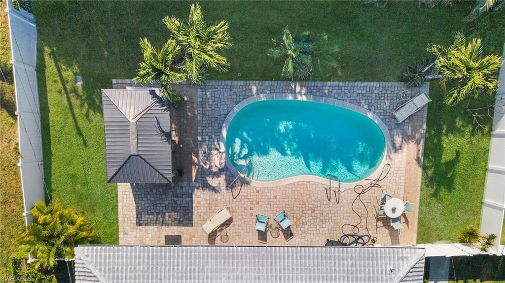 Image 2: Aerial view of a pool area