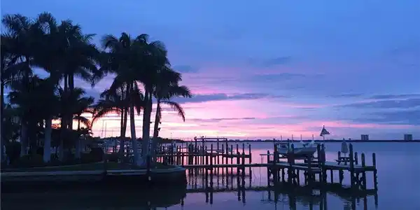 Image 2: Sunset from the lot