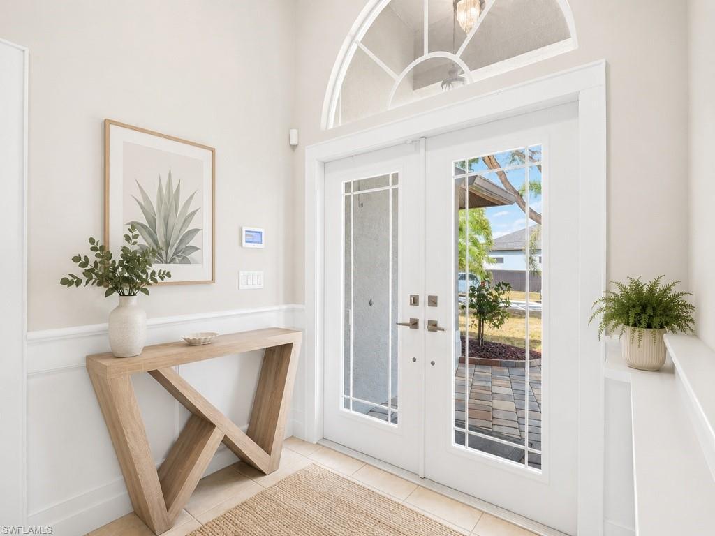 Image 2: This photo has the paint color and furniture virtually altered using AI to show potential.
