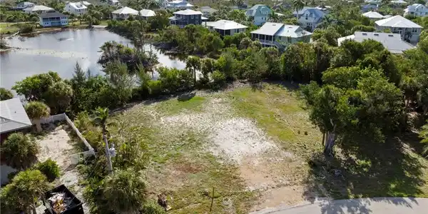 Image 2: Cleared land parcel with partial tree coverage