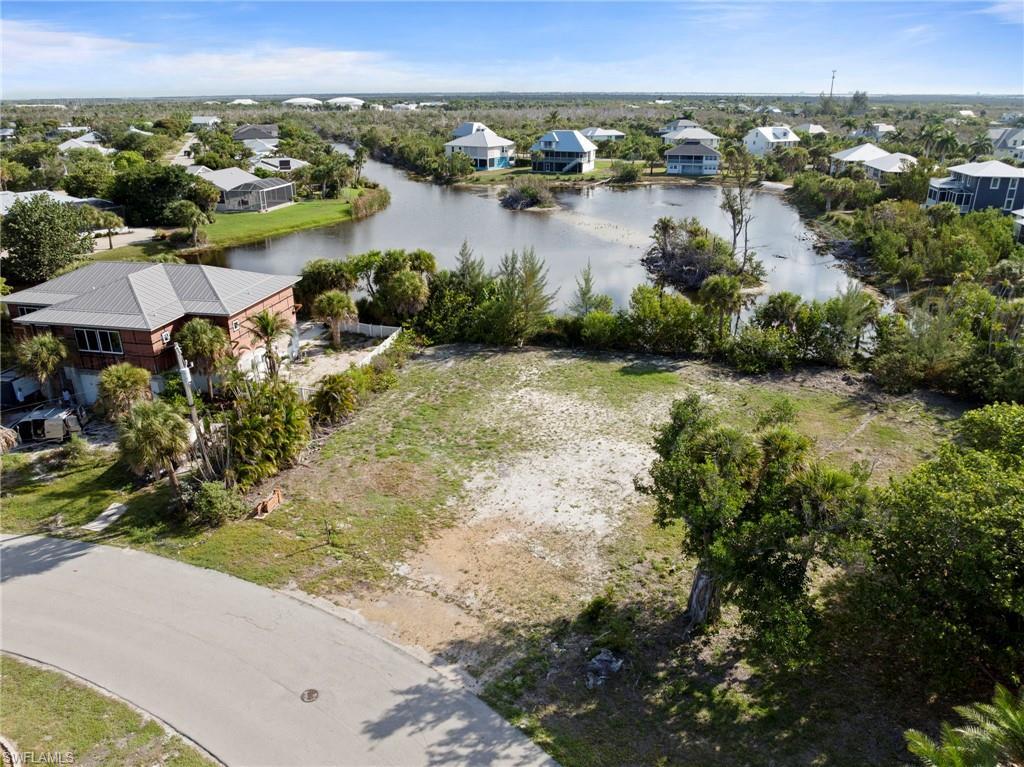 Image 3: Expansive undeveloped lot featuring partial vegetation and a paved street frontage