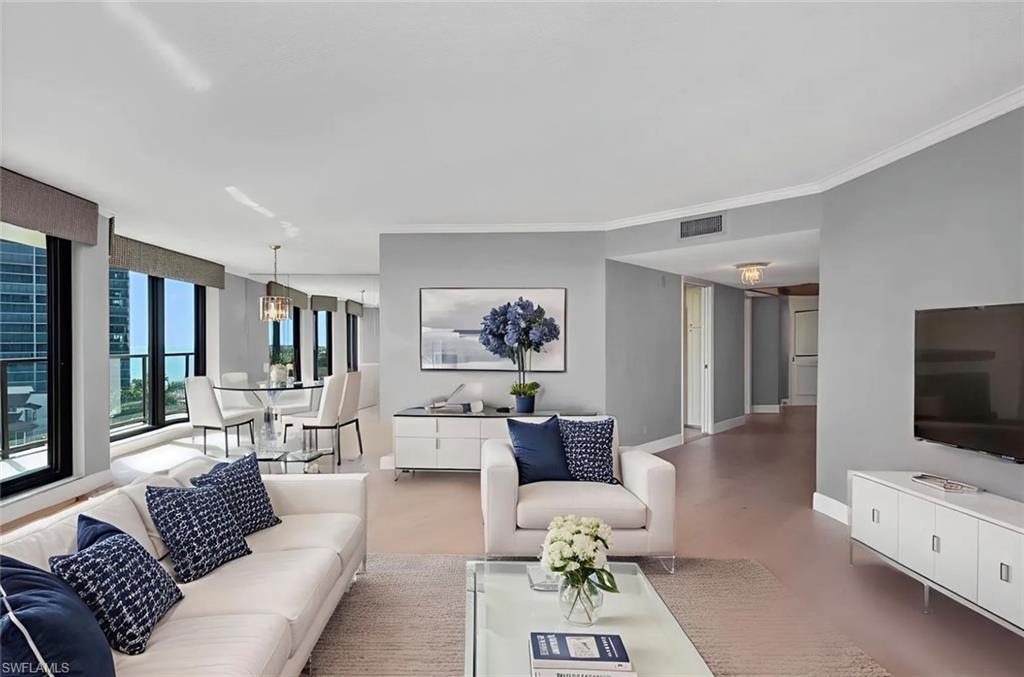 Image 2: Living Room to Dining - Virtually Staged