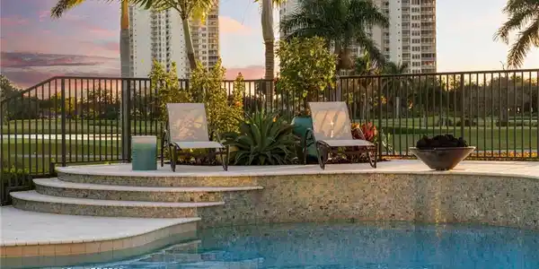 Image 4: View of pool featuring patio surround