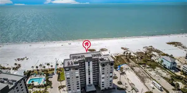 Image 3: Aerial View of Caper Beach Club on Gulf