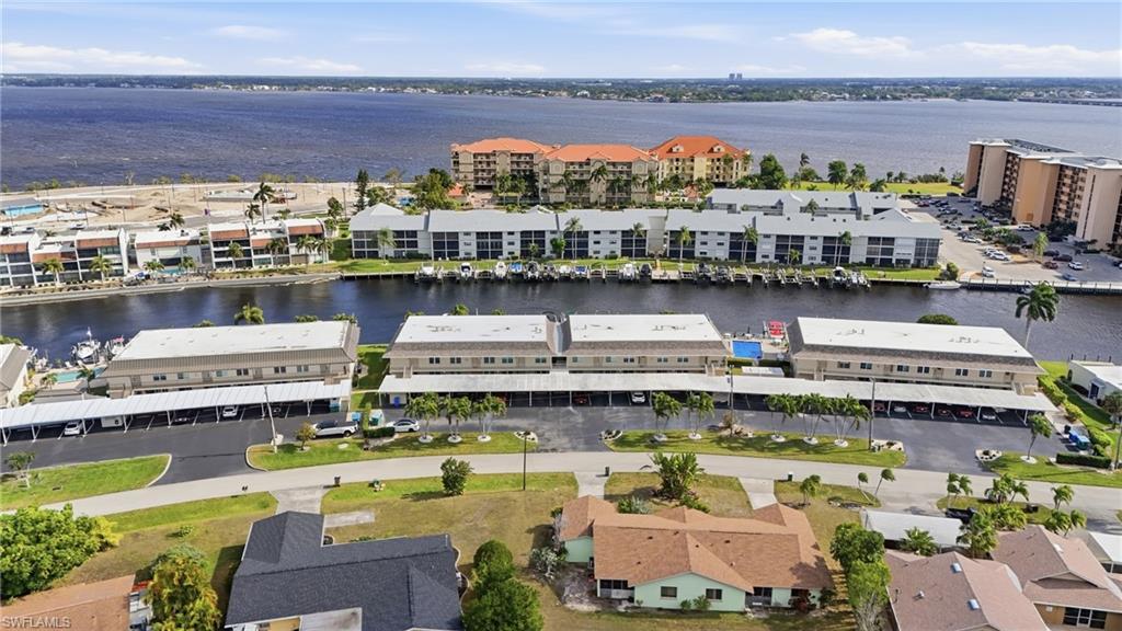 Image 4: Drone / aerial view of Condo  complex and Calosahatchee River