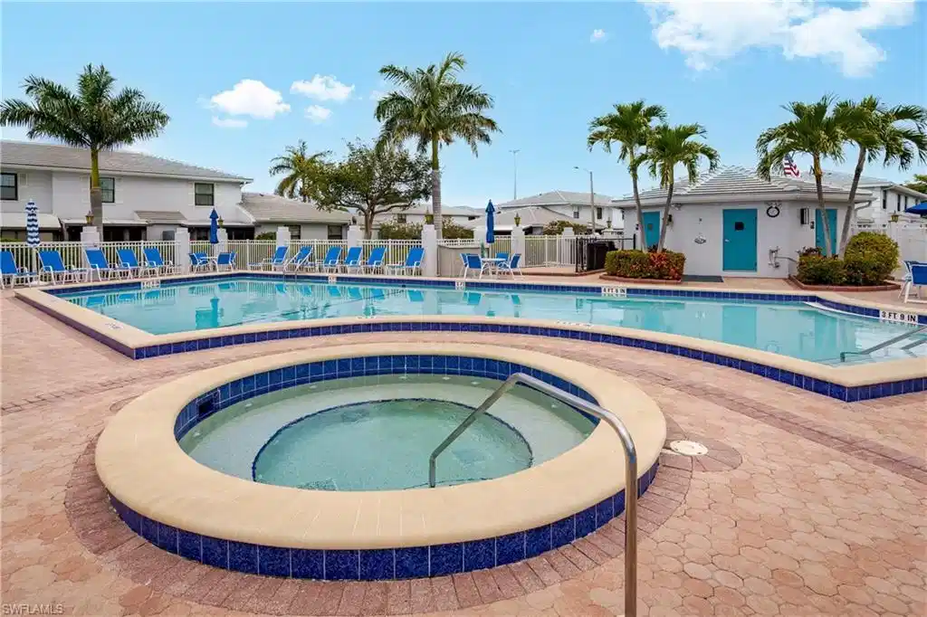 Image 1: Large pool and spa