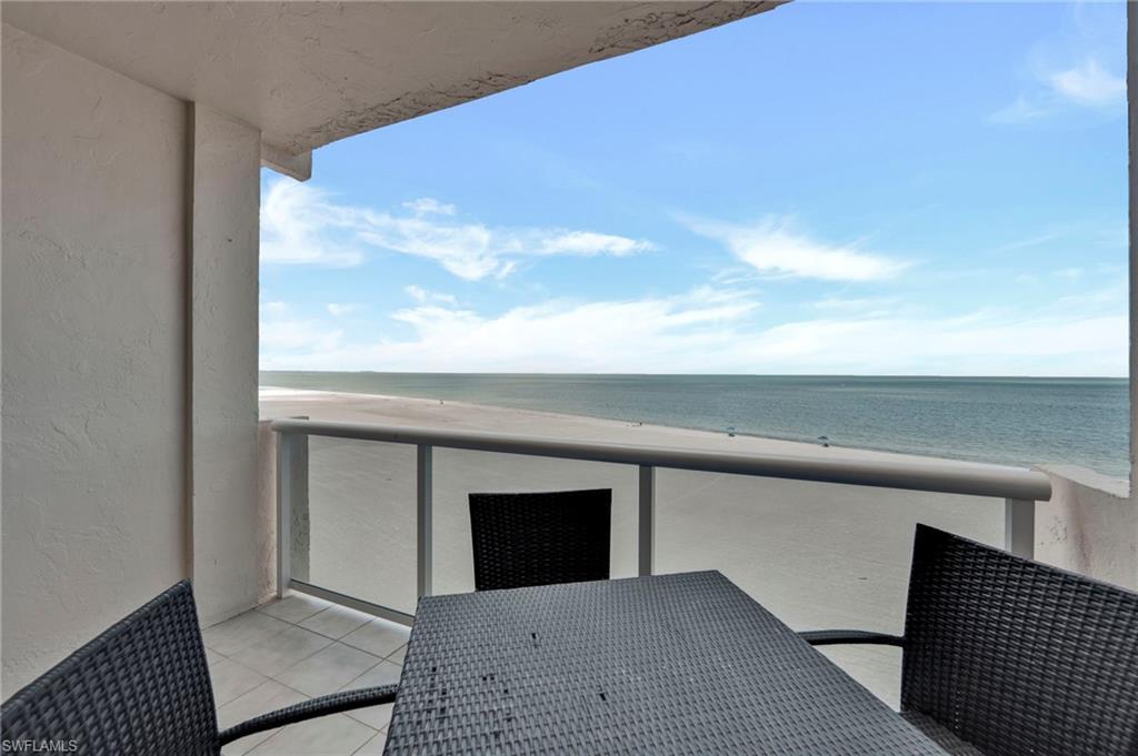 Image 1: Direct beach front view from balcony.