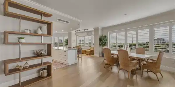 Image 3: Dining room with crown molding and light wood-type flooring