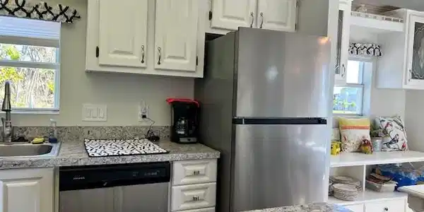 Image 2: STAINLESS STEEL DISHWASHER AND REFRIGERATOR