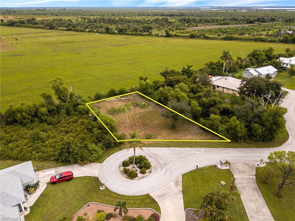 Image 3: Aerial view of property's location with property boundaries highlighted