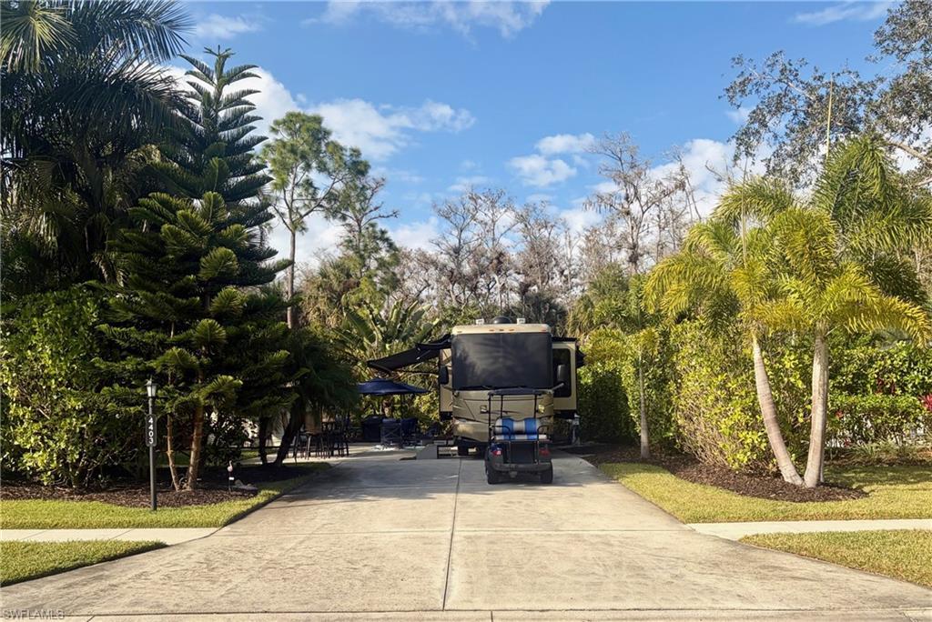 Image 1: View of concrete driveway