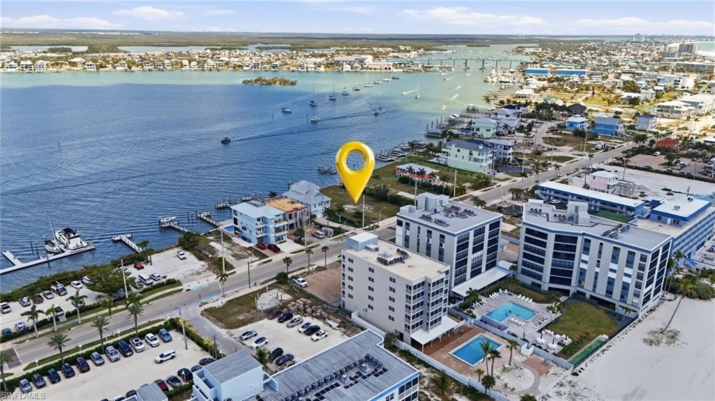 Image 2: Drone / aerial view of a nearby body of water - Virtually Edited Image