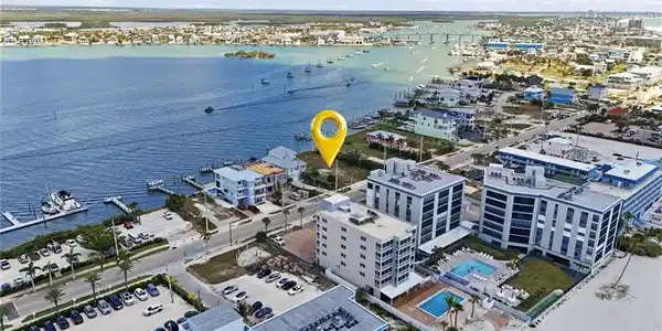 Image 2: Drone / aerial view of a nearby body of water - Virtually Edited Image