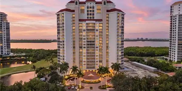Image 3: Majestic Vistas of Bonita Bay at sunset.