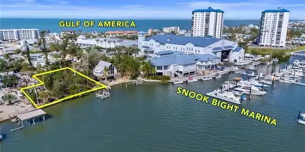 Image 3: Talk about convenience!  Close to the Marina with restaurants, great Bay Access and just steps to the Gulf of America.  Virtually Edited Property Lines