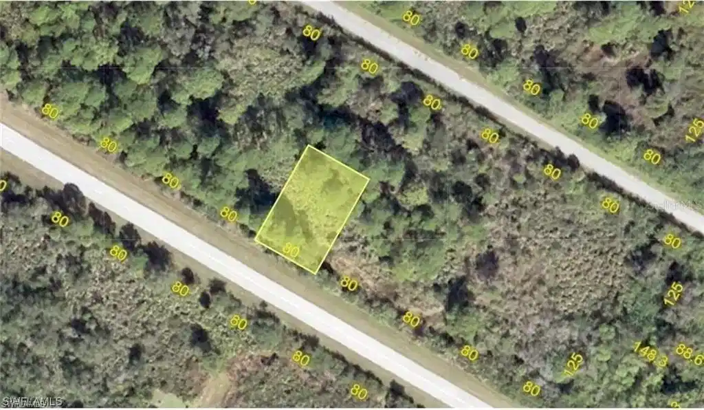 Image 1: Map / location featuring property parcel outlined