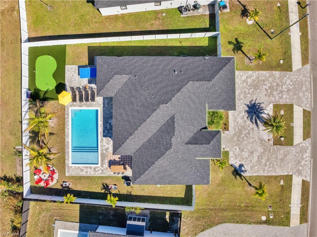 Image 2: Drone / aerial view of a pool
