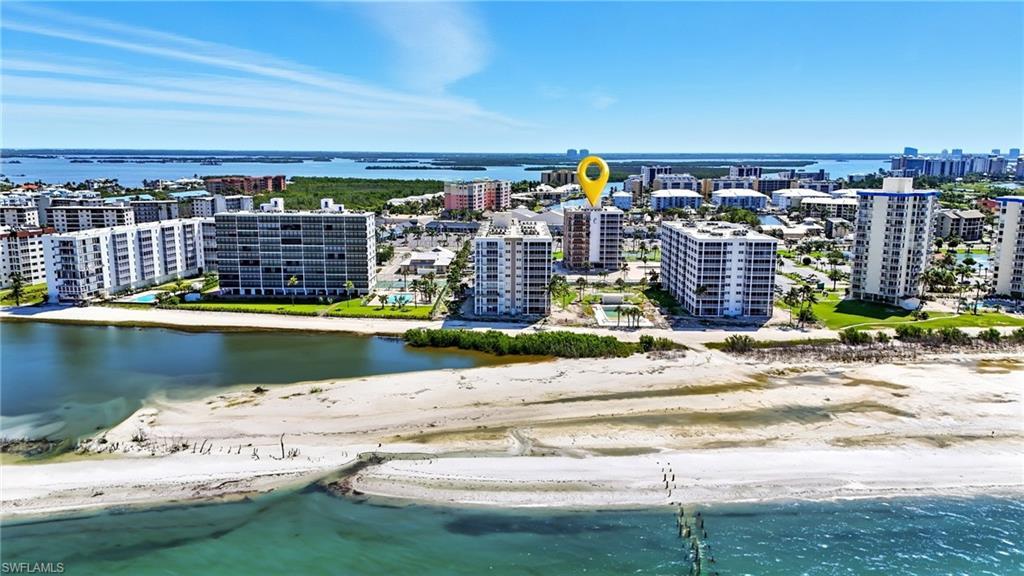 Image 3: View of Gulf with Condominium buildingsVirtually Edited Image