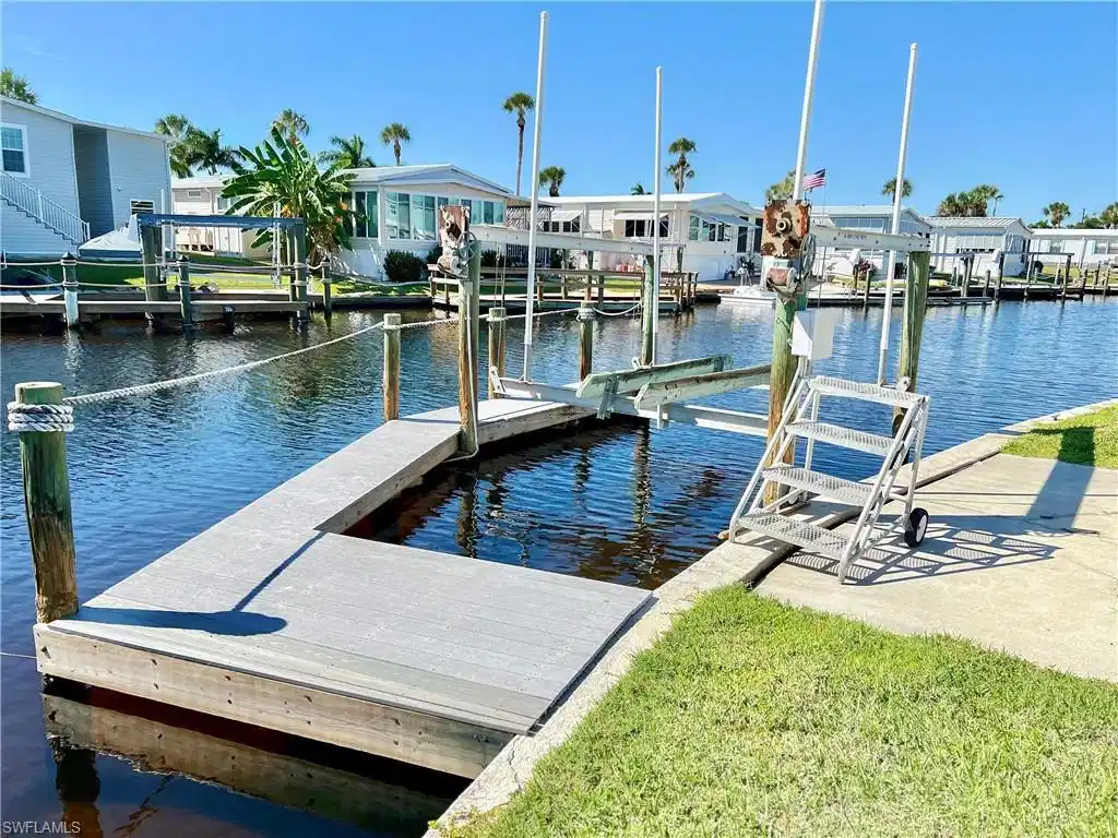 Image 1: Walk around dock with beautiful canal views