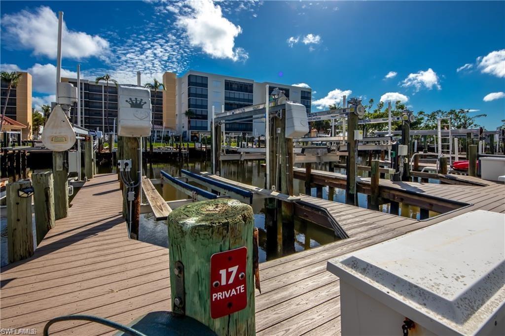 Image 1: Private dock with lift