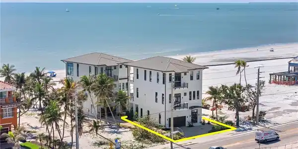 Image 4: Water view with local beach Virtually Enhanced