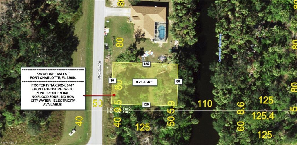 Image 1: Map / location with property parcel outlined
