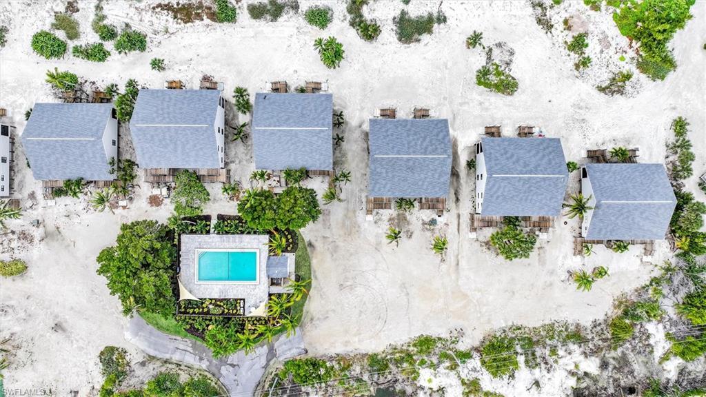 Image 2: Aerial view of a pool
