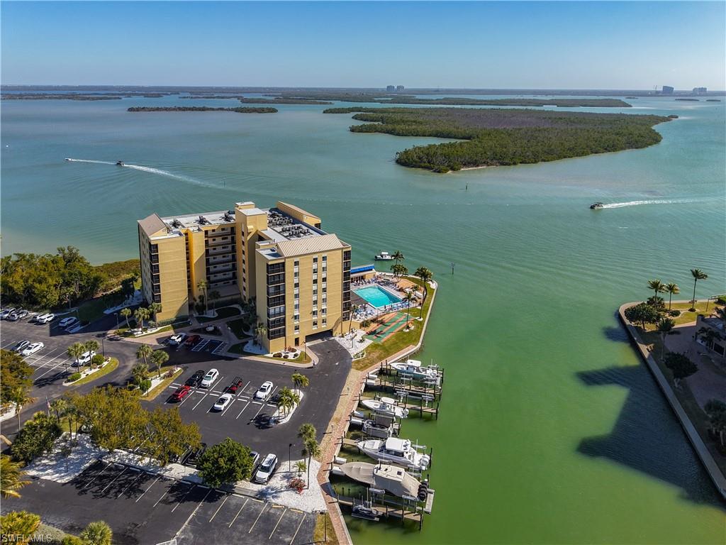 Image 1: Drone / aerial view of a nearby body of water