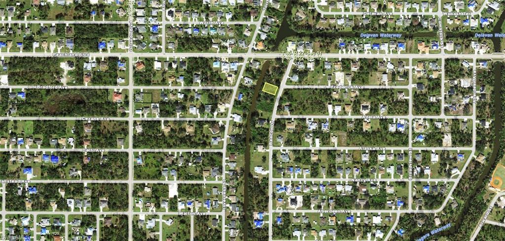 Image 2: Aerial map of property and surrounding area