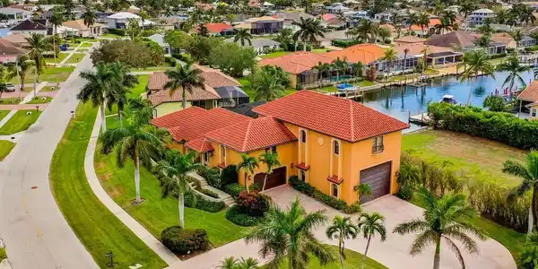 Image 2: Drone / aerial view with a water view