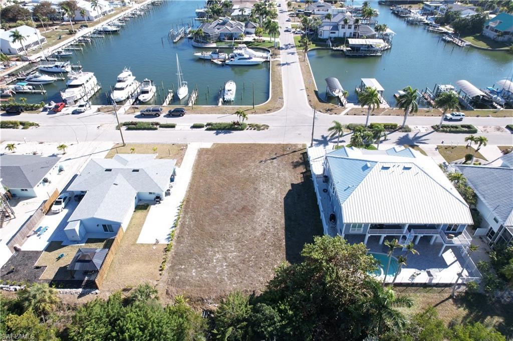 Image 2: Aerial view lot and boat slips