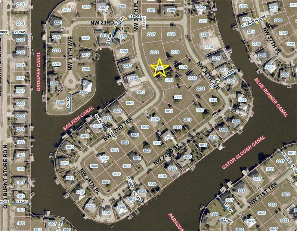 Image 4: Aerial view of property's location & surrounding homes