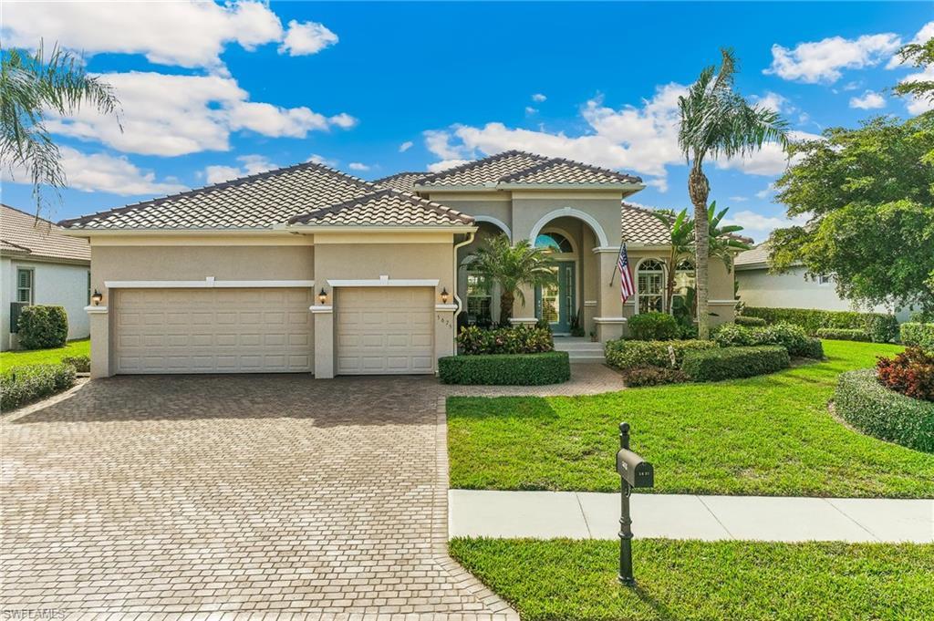 Image 2: Pool home with 3-car garage, beautifully landscaped. New Tile Roof June 2024.