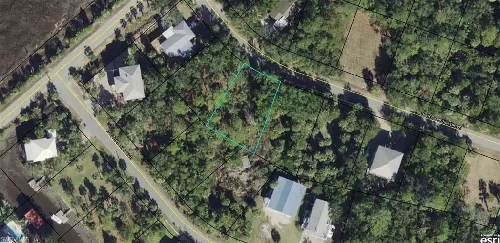 Image 1: Aerial Property Map. Displaying the property's boundaries and surrounding parcels