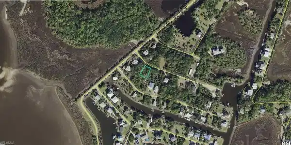 Image 2: Aerial Property Map. Displaying the property's boundaries and surrounding geographical features