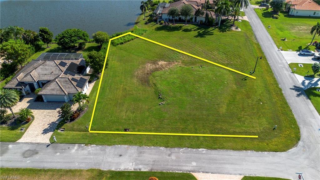 Image 2: Aerial view of property and property parcel outlined