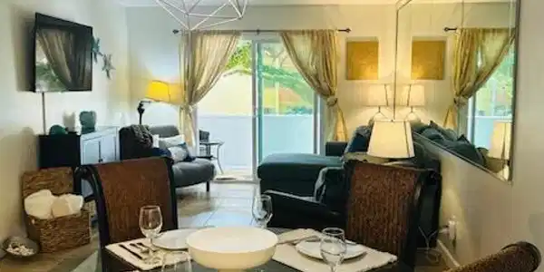 Image 2: Dining and Living area