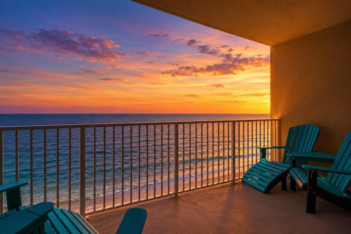 Image 2: 01-Balcony Sunset