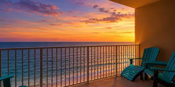 Image 2: 01-Balcony Sunset