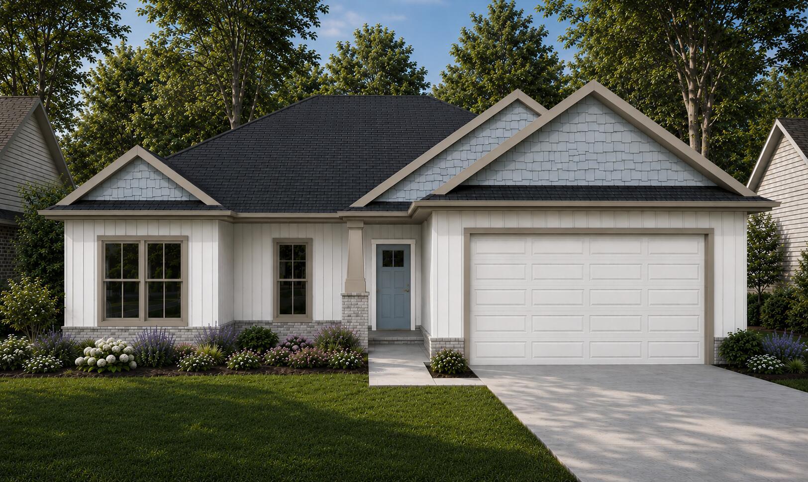 Image 1: front of house