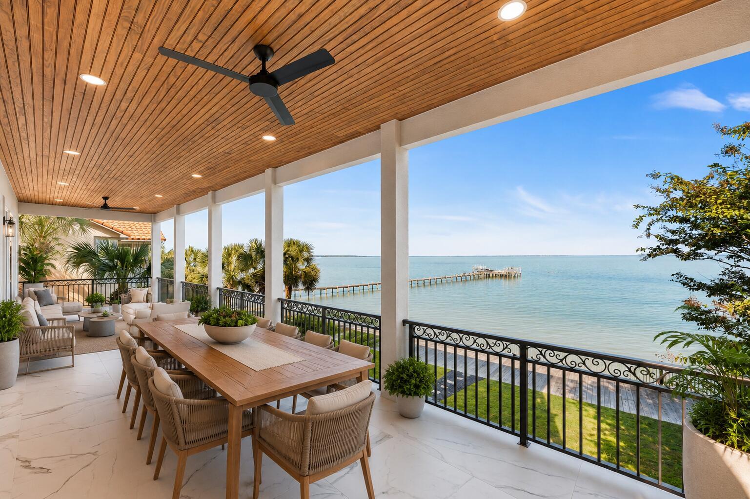 Image 3: Virtually Staged Floor 2 Balcony